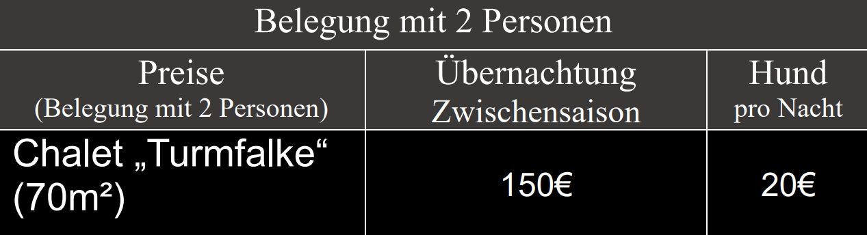 Preisliste 
