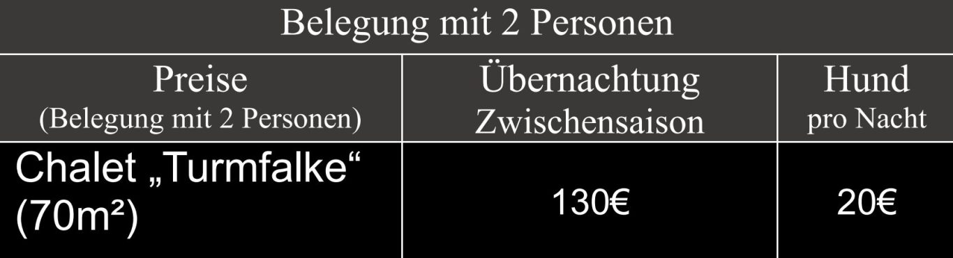 Preisliste 