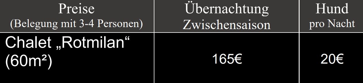 Preisliste